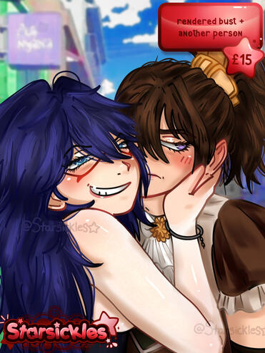 ☆ Rendered bust + another person ☆